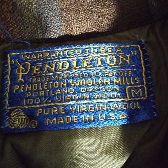 Vintage Pendleton Flannel Wool Button-Down Shirt - Picture 4 of 7